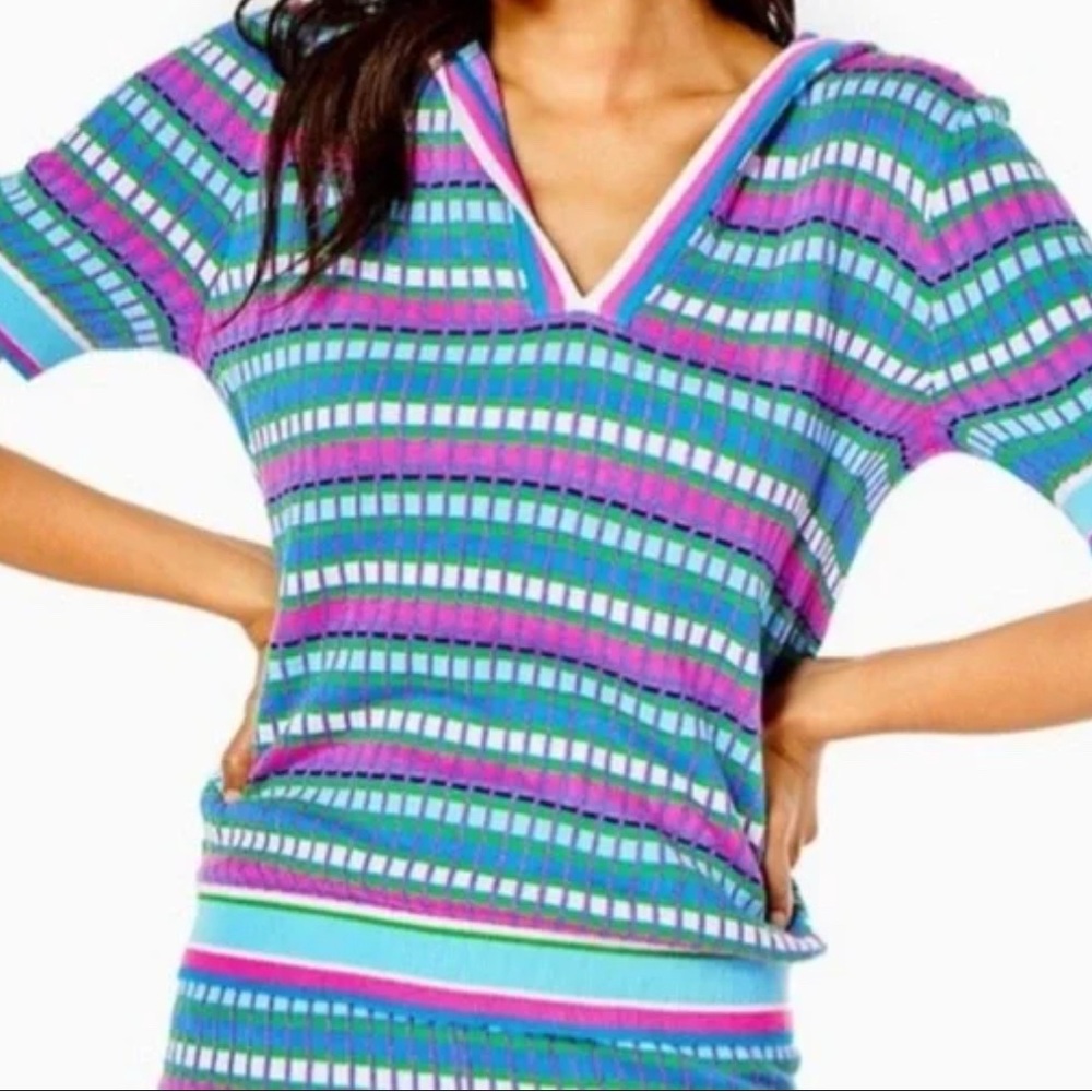 Lily Pulitzer Striped Multicolor Women's Top